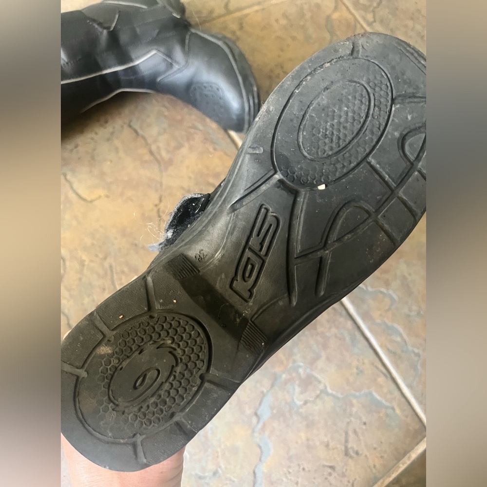 Sidi Black Women's Motorcycle Combat Boots - Picture 3 of 4